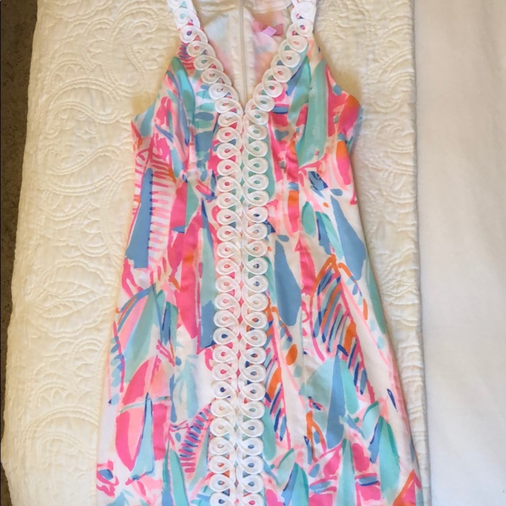 Lily Pulitzer Shift Dress in Out to Sea